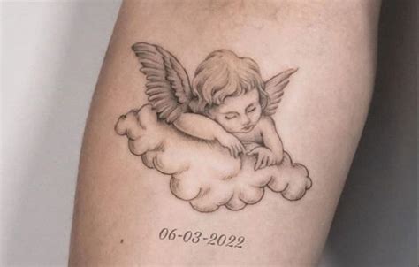 tatuajes de angelitos para mujer|48 ideas de Angelitos tattoo en 2024 